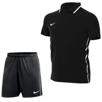 Nike Dri-FIT Park 26 Polo Trainingsset Kids Zwart Wit