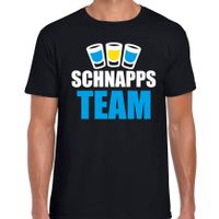 Apres ski t-shirt Schnapps team zwart heren - Wintersport shirt - Foute apres ski outfit - thumbnail