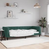 Slaapbank 80x200 cm fluweel donkergroen