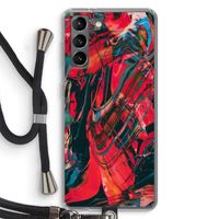 Endless Descent: Samsung Galaxy S21 Transparant Hoesje met koord