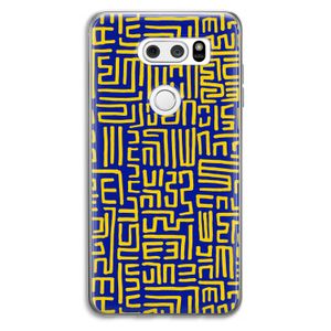 Majorelle Blue Print: LG V30 Transparant Hoesje