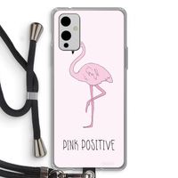 Pink positive: OnePlus 9 Transparant Hoesje met koord