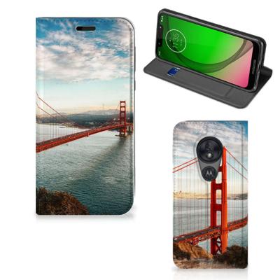 Motorola Moto G7 Play | Book Cover | Golden Gate Bridge