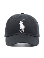 Polo Ralph Lauren casquette en coton à logo Polo Pony brodé - Noir