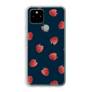 Framboosjes: Google Pixel 5 Transparant Hoesje