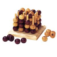 Goki houten tic tac toe 3d