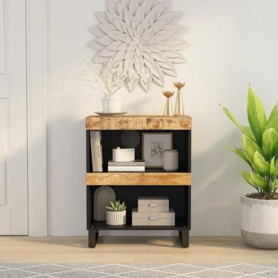 Bijzetkast 60x33x75 cm massief mangohout