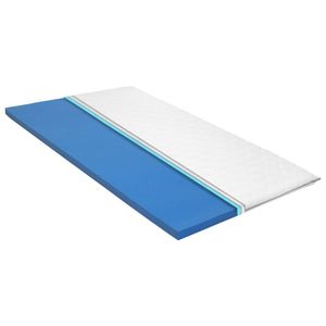 VidaXL Topmatras 6 cm visco-traagschuim 90x200 cm