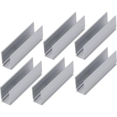 Paulmann Neon 94215 Verlichtingssysteem Plug&Shine Montageclips Set van 6 stuks Wit