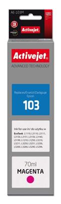 Activejet AE-103M inkt (vervangt Epson 103 C13T00S34A; Supreme; 70 ml; paars)