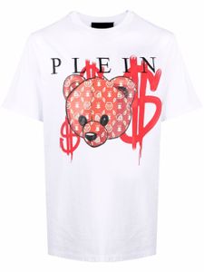 Philipp Plein t-shirt Teddy Bear en coton - Blanc