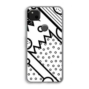 Pop Art #4: Google Pixel 4a Transparant Hoesje
