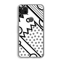 Pop Art #4: Google Pixel 4a Transparant Hoesje