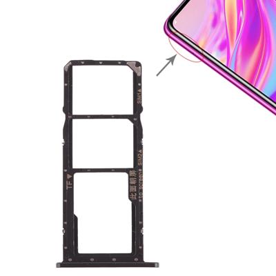 2 x SIM kaarthouder / Micro SD-kaart lade voor Huawei genieten van 9 (zwart)