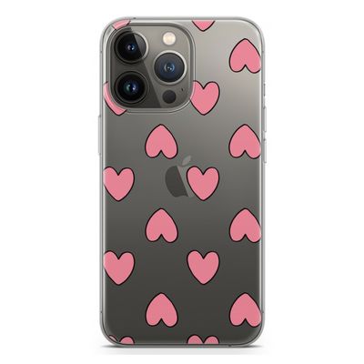 Ondersteboven verliefd: iPhone 13 Pro Transparant Hoesje