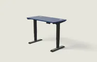 Desktronic HomePro bureau Zwart / Diepblauw / 120x60 cm