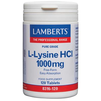 Lamberts L-Lysine 1000mg Lamberts L-Lysine 1000mg