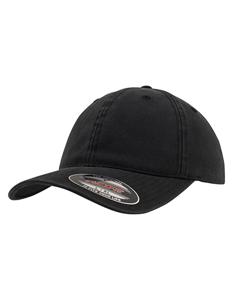 Flexfit FX6997 Garment Washed Cotton Dad Hat - Black - L/XL