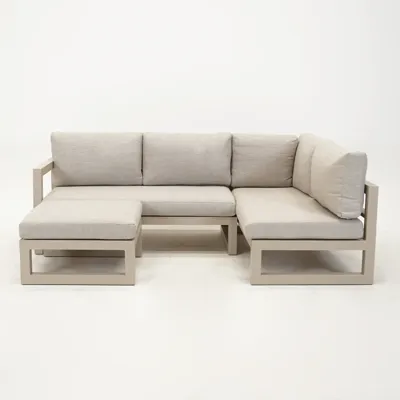 Grosso hoekbank 3 delig R beige