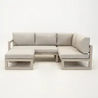 Grosso hoekbank 3 delig R beige