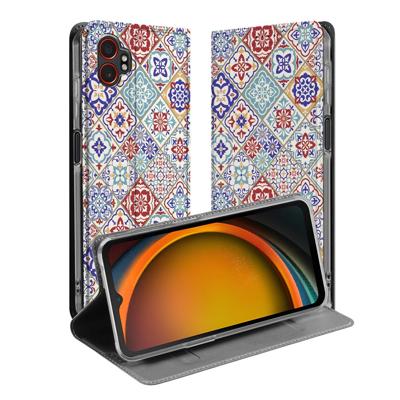 Wallet Case Samsung Galaxy Xcover 7 Pro Tiles Color