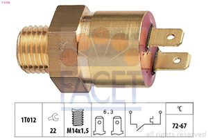 Temperatuurschakelaar, radiateurventilator 75142