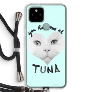 You had me at tuna: Pixel 5 Transparant Hoesje met koord