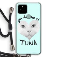 You had me at tuna: Pixel 5 Transparant Hoesje met koord