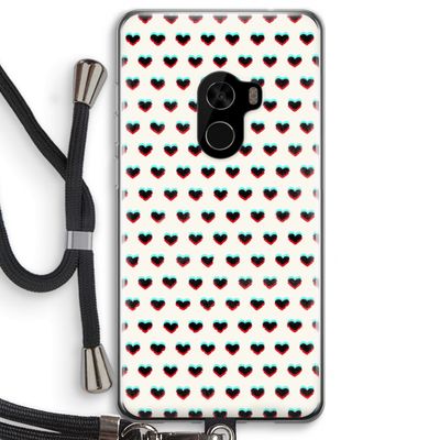 Hartjes: Xiaomi Mi Mix 2 Transparant Hoesje met koord