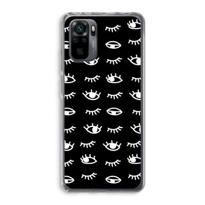 Eye pattern #3: Xiaomi Redmi Note 10 Pro Transparant Hoesje
