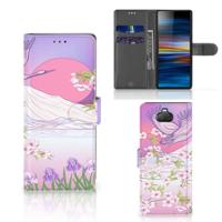 Sony Xperia 10 | Telefoonhoesje | Met pasjeshouder | Bird Flying