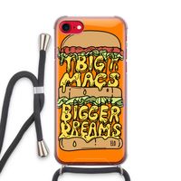 Big Macs Bigger Dreams: iPhone SE 2020 Transparant Hoesje met koord