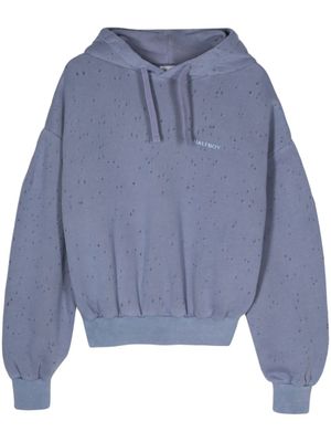 Halfboy hoodie à logo imprimé - Bleu