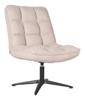 LABEL51 Draaifauteuil 'Vince' Bouclé, kleur Naturel