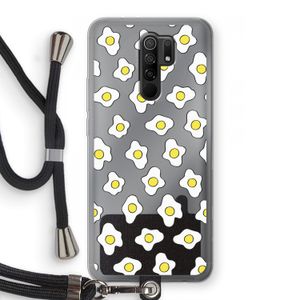Spiegeleitjes: Xiaomi Redmi 9 Transparant Hoesje met koord