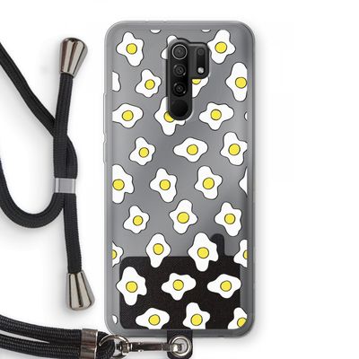 Spiegeleitjes: Xiaomi Redmi 9 Transparant Hoesje met koord