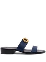 Giuseppe Zanotti sandales Gregorie en cuir - Bleu - thumbnail