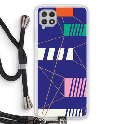 Gestalte 5: Samsung Galaxy A22 4G Transparant Hoesje met koord