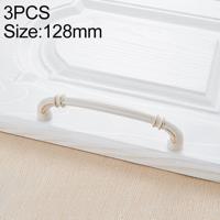 3 stuks 6569_128 ivoor kabinet garderobe handvat