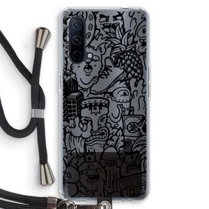 Vexx Black Mixtape: OnePlus Nord CE 5G Transparant Hoesje met koord