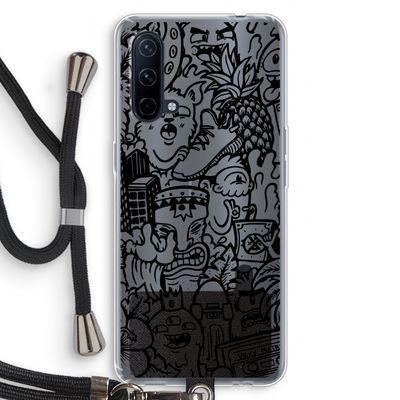 Vexx Black Mixtape: OnePlus Nord CE 5G Transparant Hoesje met koord