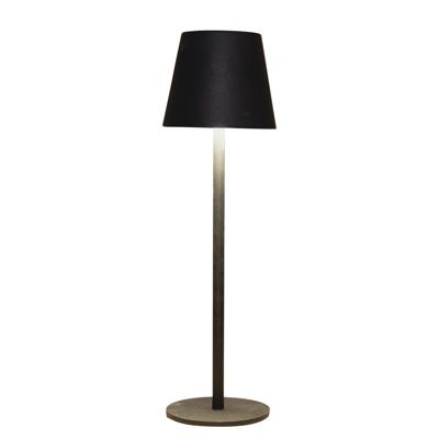 Portable tafellamp Ambiance - zwart - 27,5 cm -aanraaksensor - draadloos/oplaadbaar USB - buiten