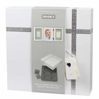 Dooky Gift Set Triple frame white handprint & memory box Maat