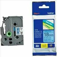 Gelamineerde Tape voor Labelmakers Brother TZE541 Zwart 18mm