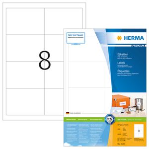 Etiket HERMA 4624 97x67,7mm premium wit 1600stuks