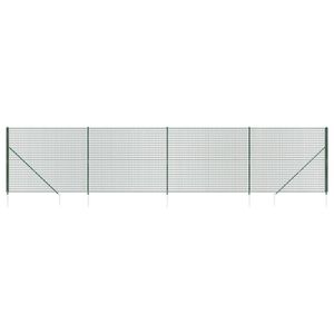 The Living Store Draadgaashek Groen - 1.8 x 10 m - 75 x 50 mm - Gegalvaniseerd staal met PVC-coating