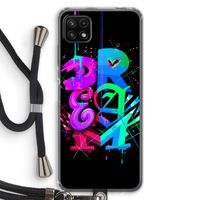 Dream: Samsung Galaxy A22 5G Transparant Hoesje met koord