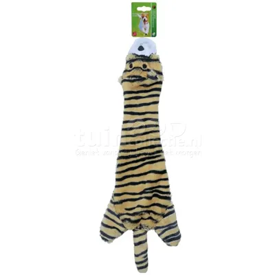 Boon Hondenspeelgoed Tijger met Pieper Plat 55cm Boon Hondenspeelgoed Tijger met Pieper Plat 55cm