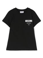 Moschino Kids t-shirt en coton à logo imprimé - Noir - thumbnail