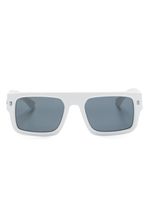 DSQUARED2 EYEWEAR lunettes de soleil à monture pilote - Blanc